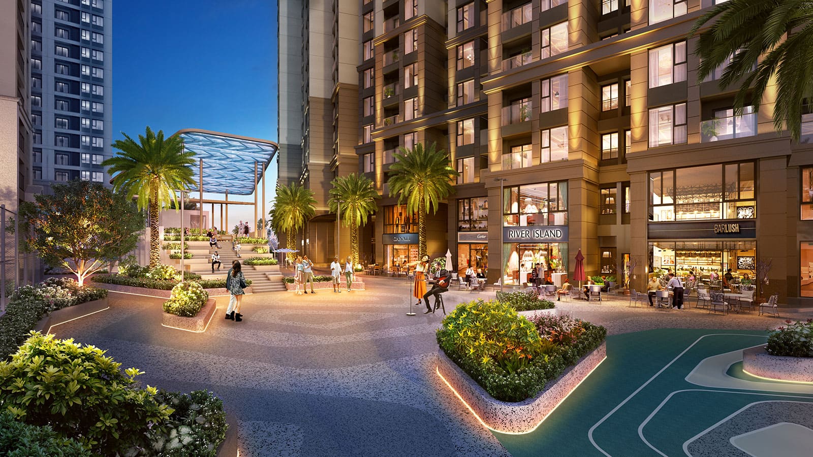 Hệ thống tiện ích cao cấp bậc nhất của căn hộ Gem Park Hải Phòng.
