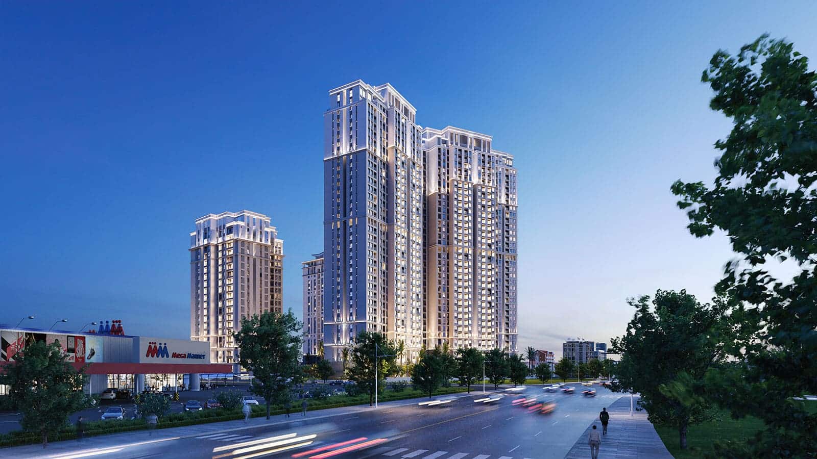 Phối cảnh căn hộ chung cư cao cấp Gem Park Hải Phòng được phát triển bởi N.H.O.