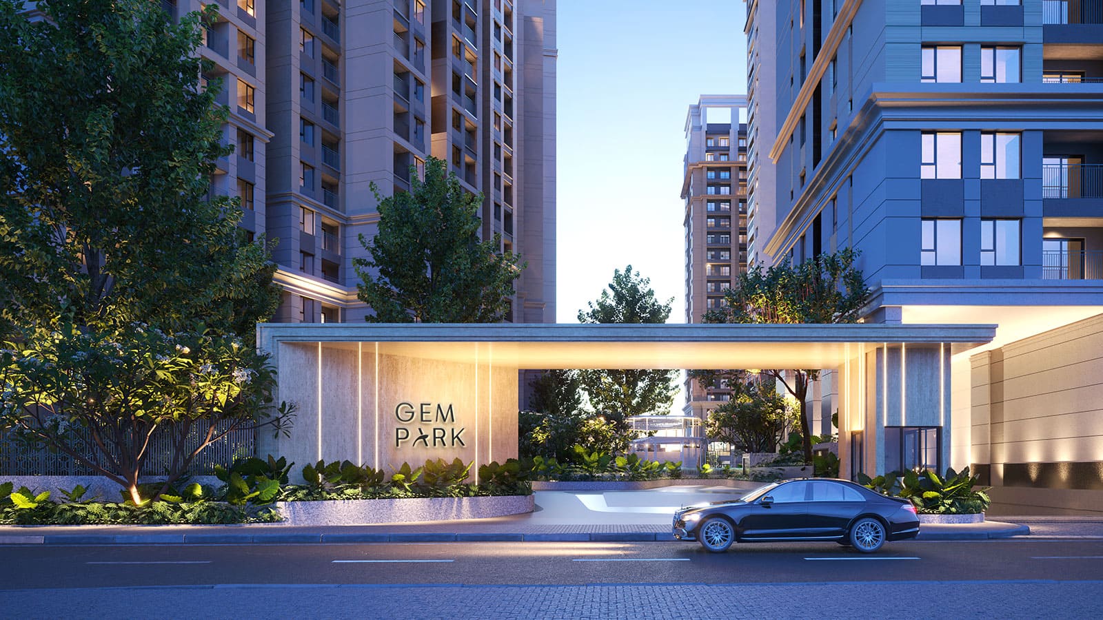 Phối cảnh căn hộ chung cư cao cấp Gem Park Hải Phòng được phát triển bởi N.H.O.
