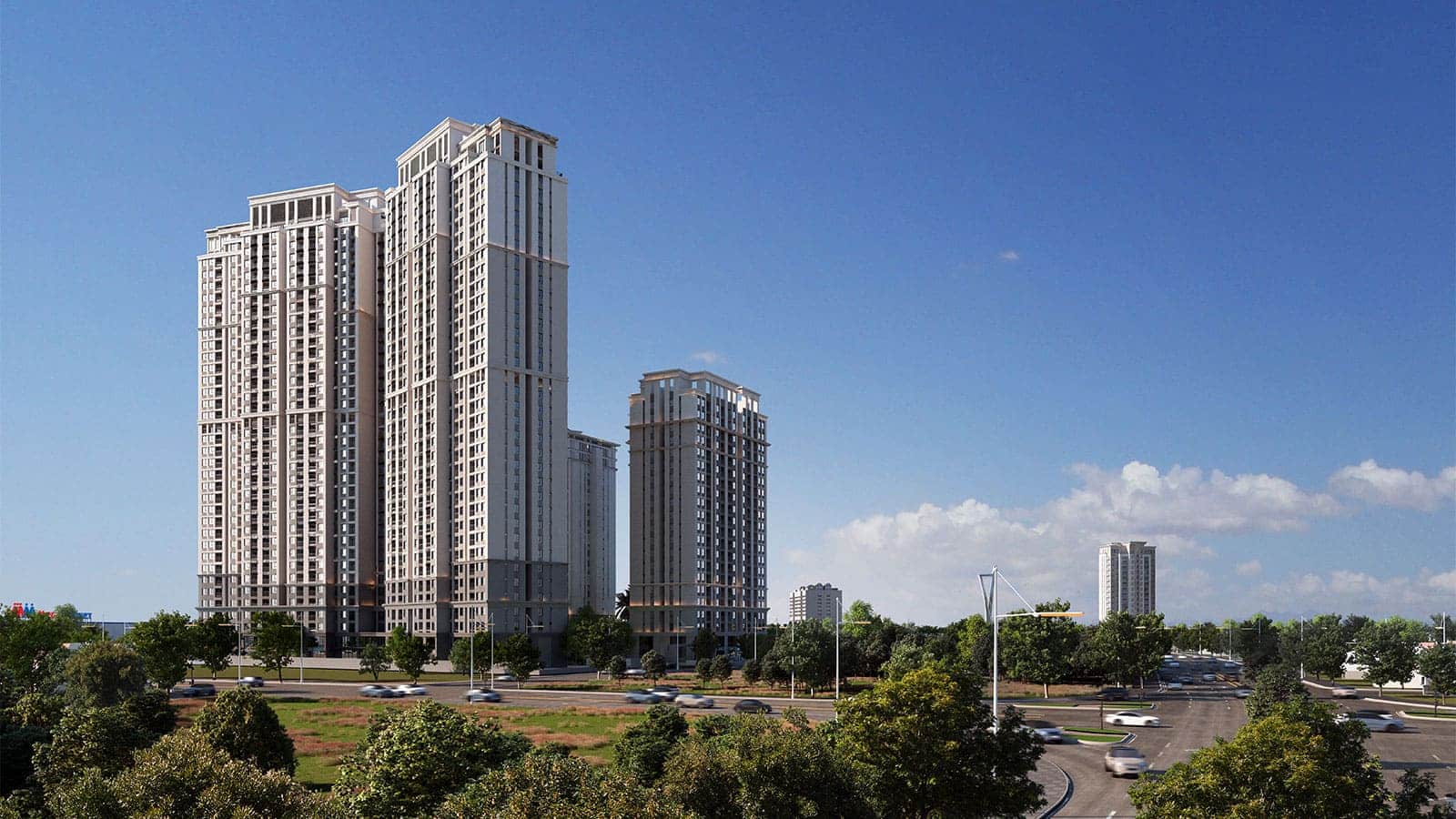 Phối cảnh căn hộ chung cư cao cấp Gem Park Hải Phòng được phát triển bởi N.H.O.